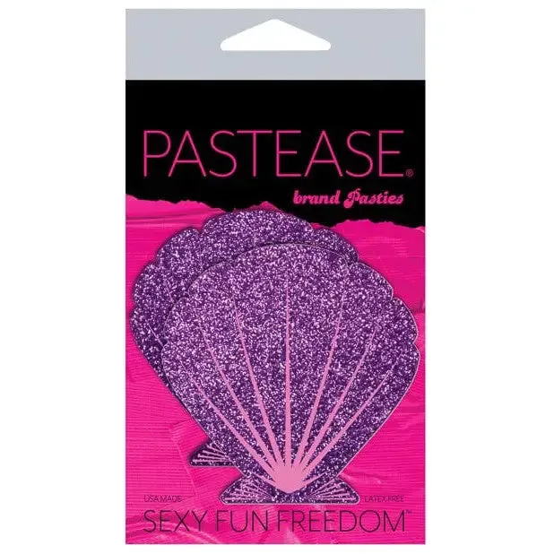 Vibrators Pastease Pastease Premium Mermaid Glitter Seashell Purplepink Os