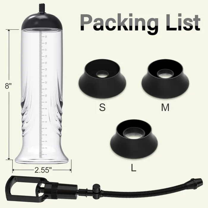 Male Sex Toys Amovibe Penis Pump Set