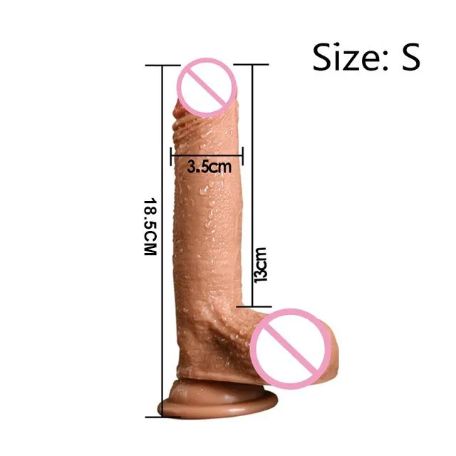 LAZADASEXTOYS Male Sex Toys 78 Inch Strapon Phallus Huge Large Realistic Dildos Thick Silicone Penis With Suction Cup for Women G Spot Stimulate Sex Toy