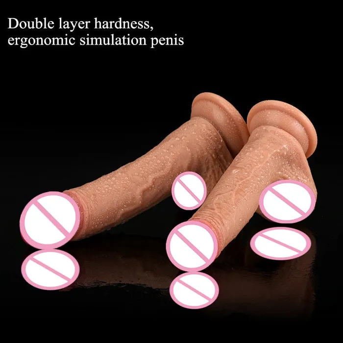 LAZADASEXTOYS Male Sex Toys 78 Inch Strapon Phallus Huge Large Realistic Dildos Thick Silicone Penis With Suction Cup for Women G Spot Stimulate Sex Toy