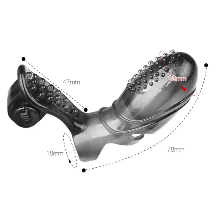 Lovegasm Female Sex Toys Sensational Sleeve Latex Finger Vibrator
