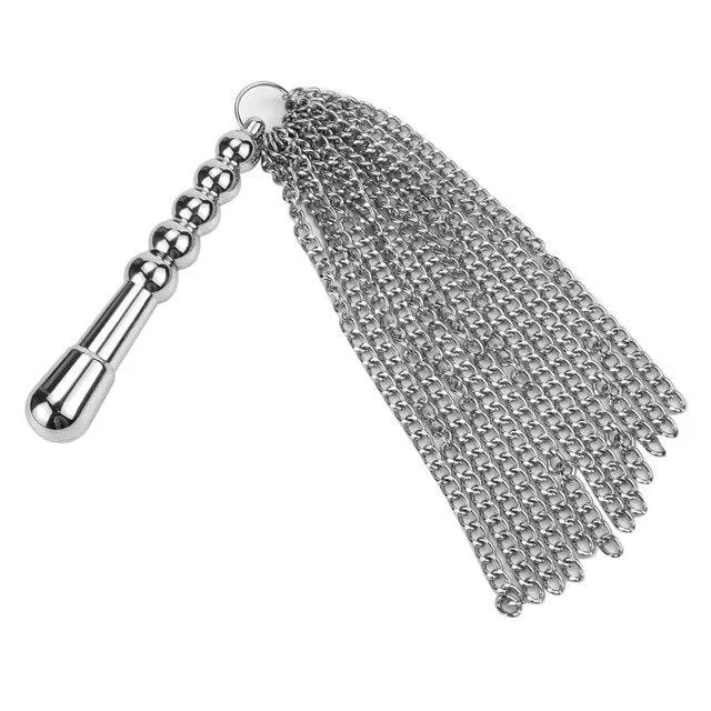 Vibrators Lovegasm Metallic Torture Chain Flogger