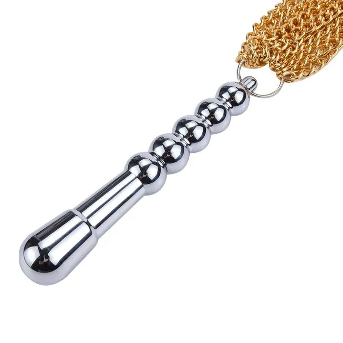 Vibrators Lovegasm Metallic Torture Chain Flogger