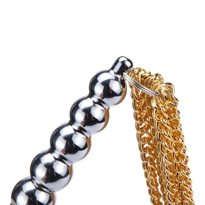 Vibrators Lovegasm Metallic Torture Chain Flogger